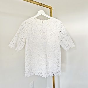 Kate Spade floral lace short sleeve top